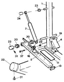 Pedal & resistance cylinder assembly