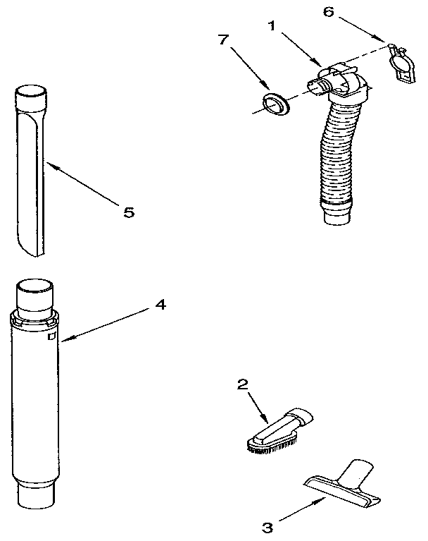 Hose and attachment