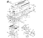 Roadmaster R9582SR frame and walking belt assembly diagram