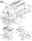 Frame and walking belt assembly