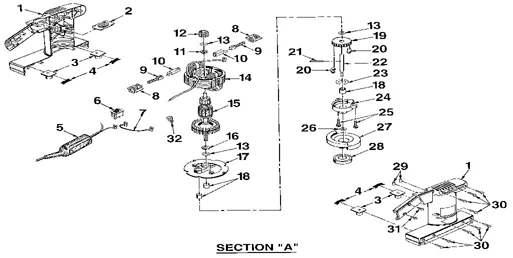 Field and armature assembly