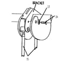 Sears 512720942 glide guard and bracket diagram