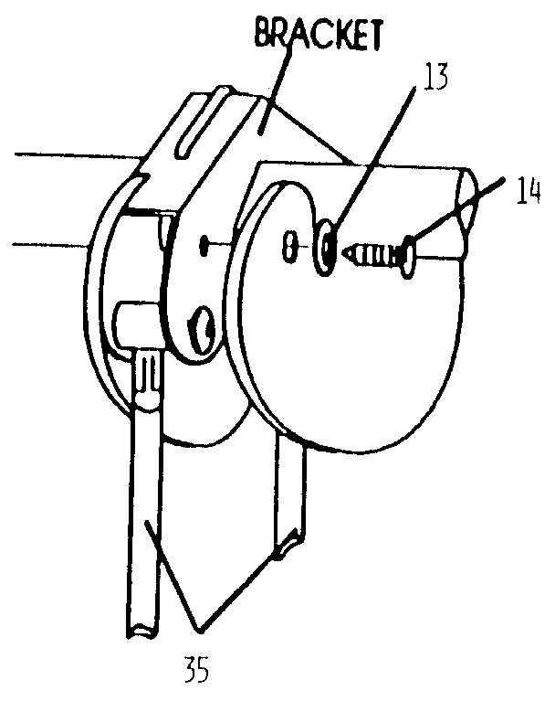 GLIDE GUARD AND BRACKET