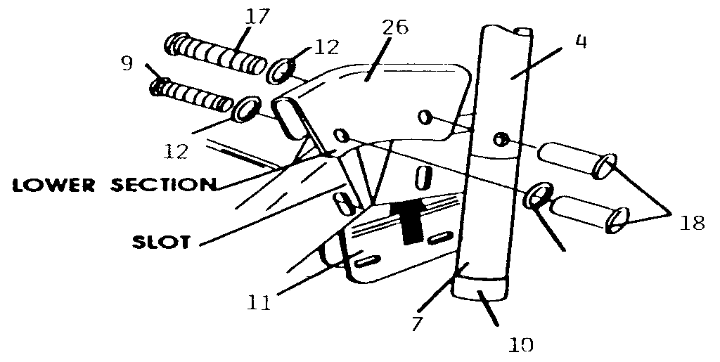 SLIDE KNEE ASSEMBLY