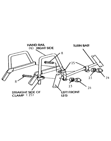 Slide hand rail