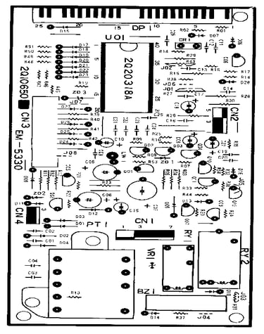 Power and control circuit board