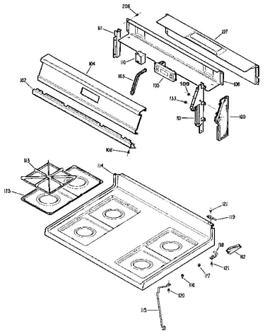Control panel and cooktop