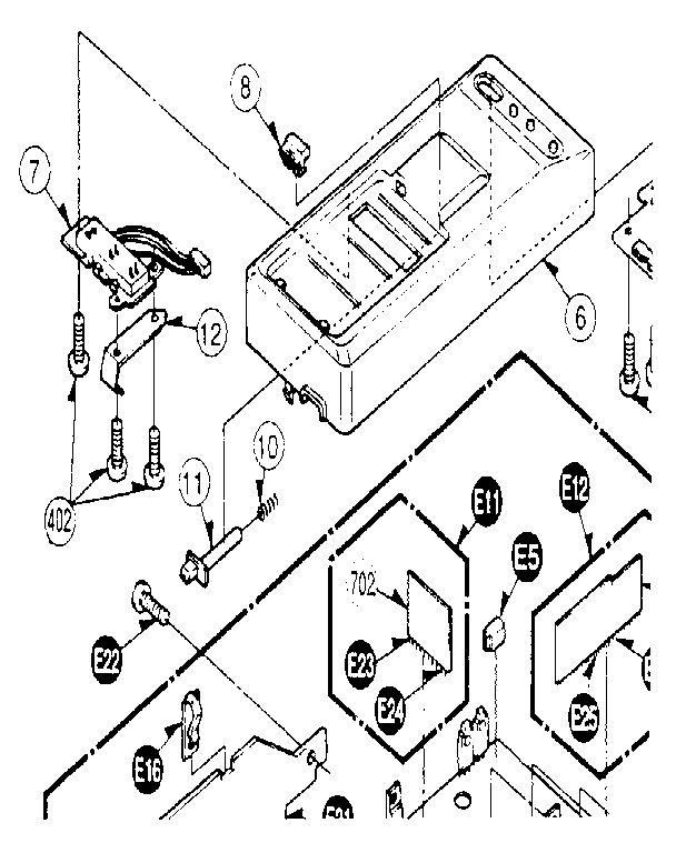Top case unit