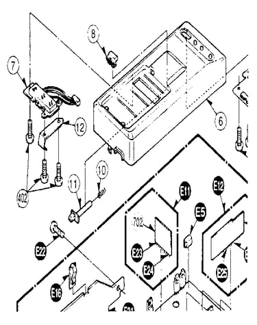 Top case unit