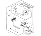 Magnavox VR3410AT01/02 cassette up assembly diagram