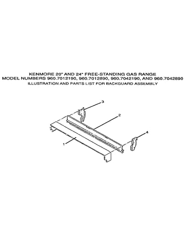 Backguard assembly