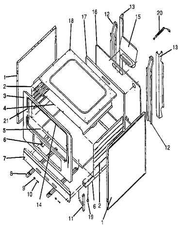 20" cabinet assembly