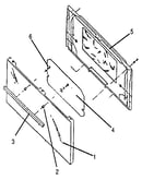 Oven door assembly