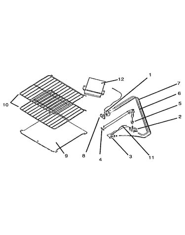 Oven components (with spark ignition)