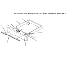 Kenmore 9609012192 drawer assembly diagram