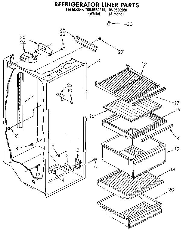 Refrigerator liner
