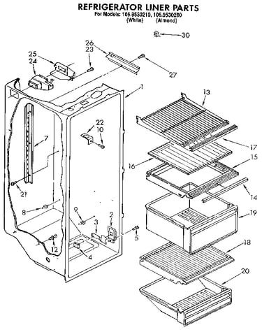 Refrigerator liner