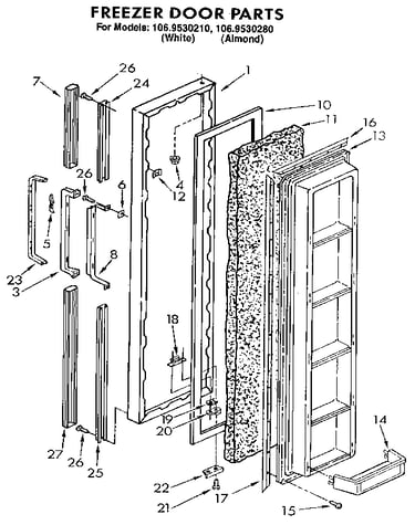 Refrigerator door