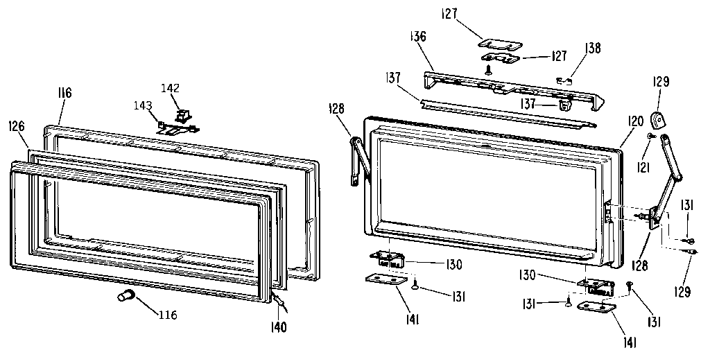 Countertop door