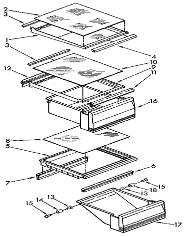 Refrigerator shelf