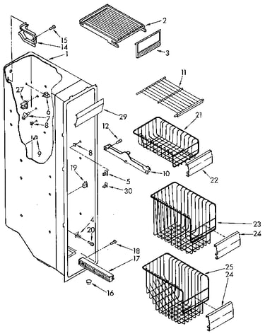 Freezer liner