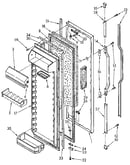 Refrigerator door