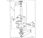 KitchenAid KAWE460WAL3 brake and drive tube diagram