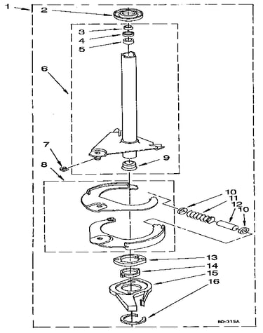 Brake and drive tube
