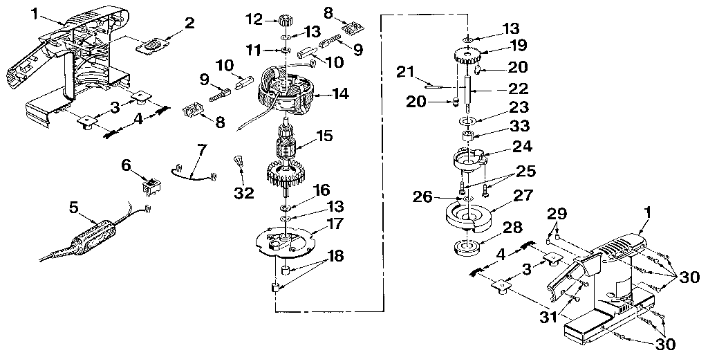Field and armature assembly