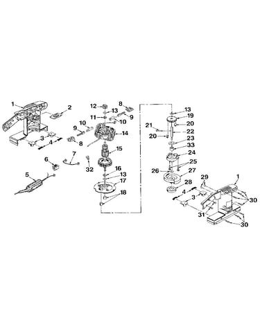 Field and armature assembly