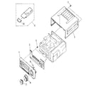 LXI 53578 6-1. front panel and case assemblies diagram