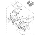 Sony EV-A50 6-4. cassette compartment assembly diagram