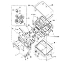 Sony SLV-393 5-1. front panel. cabinet assemblies diagram