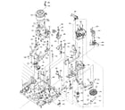 Hitachi VT-F350A mechanism chassis diagram