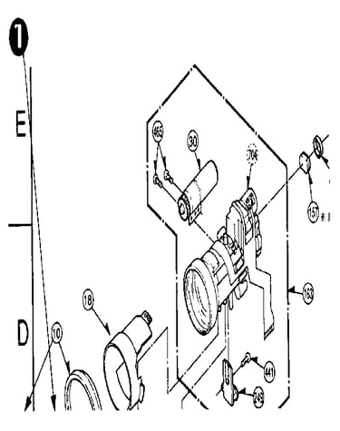 Camera lens section