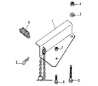 Craftsman 84224063 anchor bracket and chain assembly diagram