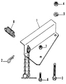 Anchor bracket and chain assembly