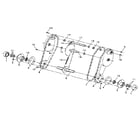 Craftsman 842252440 flange and bearing assembly diagram