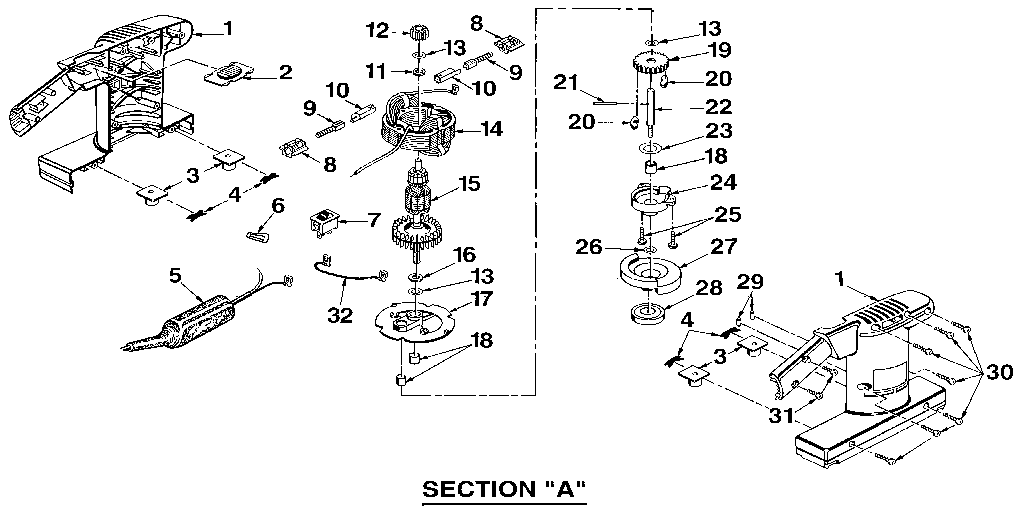 Field and armature assembly