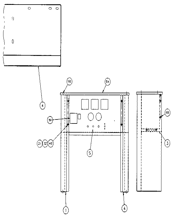 Control panel (models 9348-3 and 9349-3)