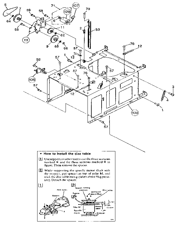 Main chassis