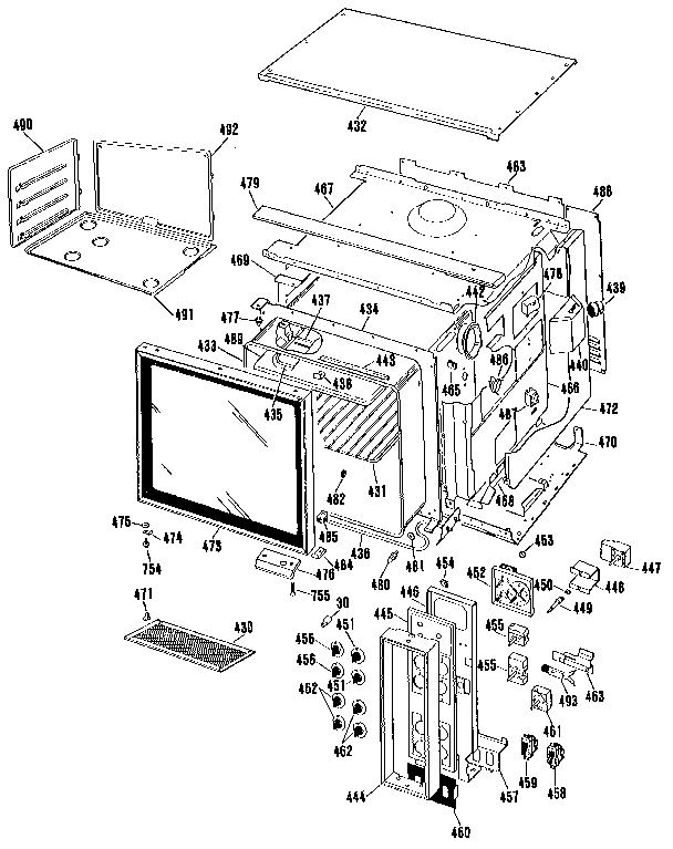 Upper body section