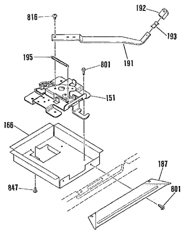 Door lock section