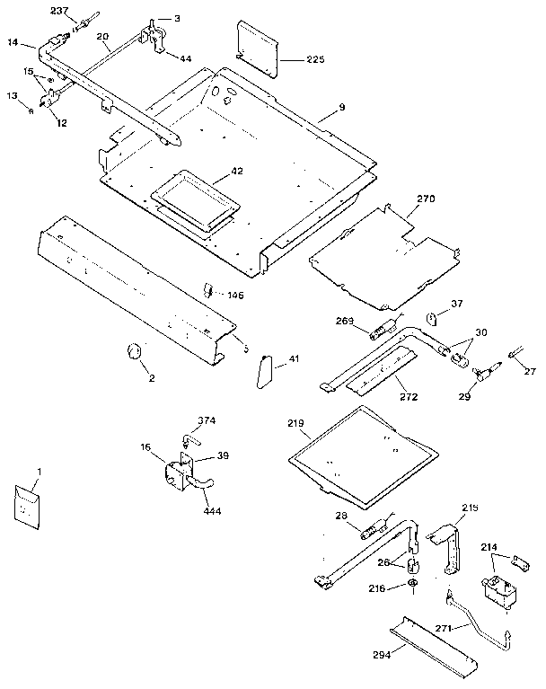 Burner section