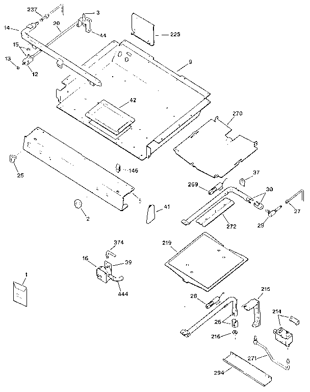 Burner section