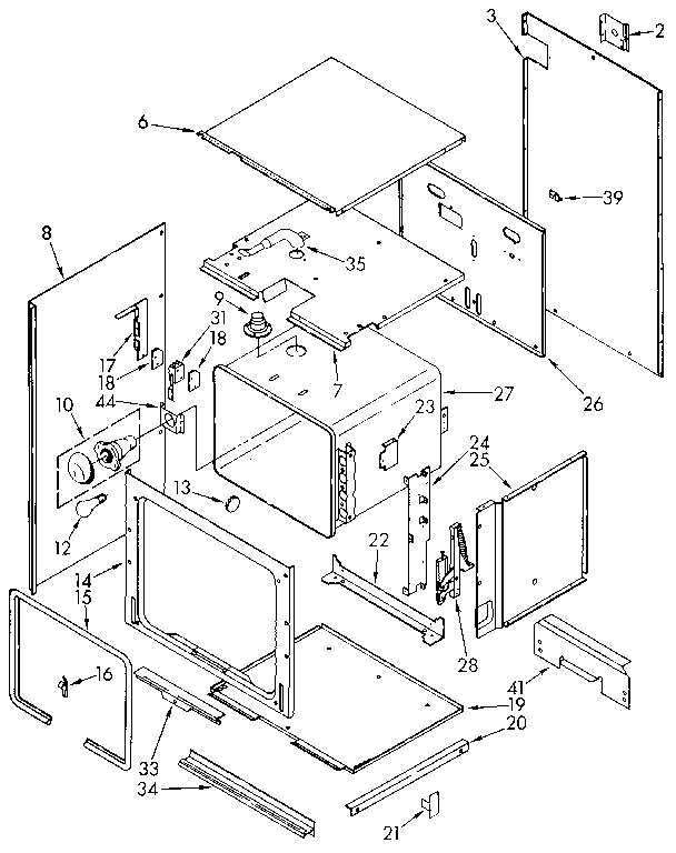 Upper oven