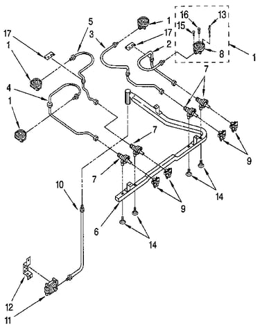 Cooktop burner