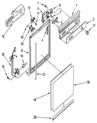 Frame and console