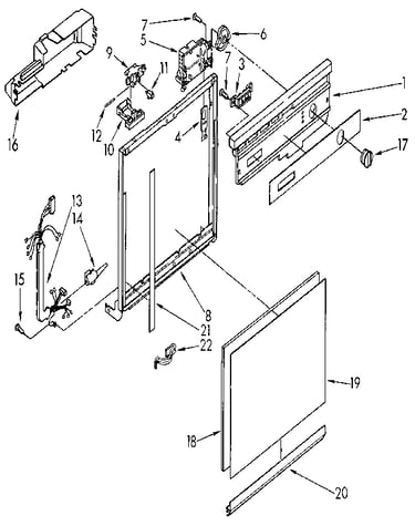 Frame and console