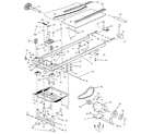 Lifestyler 499296940 frame and walking belt assembly diagram